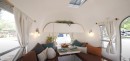 This 1965 Airstream Globetrotter was turned into a cozy tiny home on wheels
