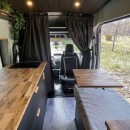 Couple converts Ford Transit van into a beautiful tiny home