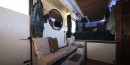 Couple converts snow plow truck into a lovely home on wheels