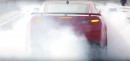 Courtney Force does 2017 Chevrolet Camaro ZL1 burnout