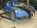 Crashed Bugatti Veyron