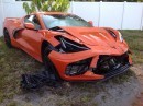 Drunk Driver Crashes Into C8 Corvette 24 Hours After Owner Took Delivery