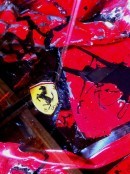 Crashed Ferrari Table