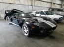 Crashed Ford GT with Salvage Title Certificate on Copart