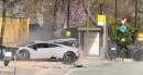 Lamborghini Huracan Performante Crashes while Leaving Car Meet