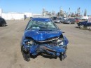 Crashed Subaru WRX becomes Honda Civic
