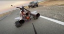 Crazy Rocketman's Twin Jet Engine Trike