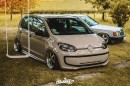 Creamy Volkswagen Up! Has VR6 Engine Swap, Looks Worthersee-Ready