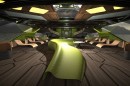 The Crescere concept megayacht is green in every sense of the word, insanely luxurious
