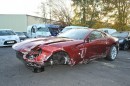 Cristiano Ronaldo’s Crashed Ferrari 599 For Sale