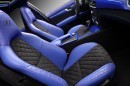 C63 AMG Gets Blue Crocodile and Carbon Fiber Interior