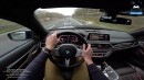 Cruising 194 mph German highways BMW 750i