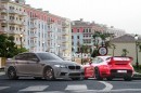 BMW M5 and Porsche Cayman in Dubai