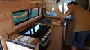 Custom Camper Van Blends a Stunning All-Wood Interior With Ultra-Functional Features