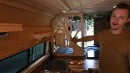 Custom Camper Van Blends a Stunning All-Wood Interior With Ultra-Functional Features