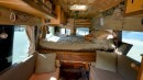 Custom Camper Van Is Home to a Chef, Features a Full Kitchen Inside a Cozy Rustic Interior