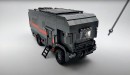 Custom-made LEGO expedition camper truck
