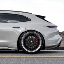 Porsche Taycan 4S Cross Turismo custom on forged 22s by Platinum