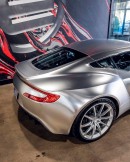 Aston Martin One-77 satin chrome wrap by Echelon Autosports