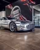 Aston Martin One-77 satin chrome wrap by Echelon Autosports