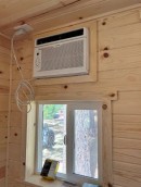Tiny home on wheels air conditioner