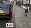 Two-Year-Old Girl and Cars