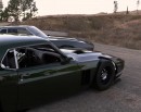 Cyberpunk Shelby GT500KR and 429 Cobra Jet Ford Mustang video rendering by rostislav_prokop on Instagram