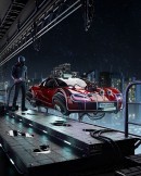 Cyberpunk Tesla Roadster