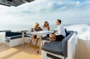 D50 Open Yacht Aft Lounge