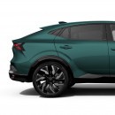 Dacia C-Neo coupe SUV rendering by KDesign AG