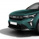 Dacia C-Neo coupe SUV rendering by KDesign AG