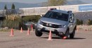 Dacia Sandero Stepway Looks Like It Might Roll Over in Moose Test