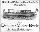 Daimler motorboat advertisement
