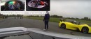 Dallara Stradale Drag Races Lamborghini Huracan Evo