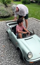 Daniel Arsham's Kid Driving 911 Jr