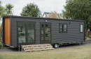 Dark Horse tiny house is a single-level, one-bedroom home with plenty of personality and functionality