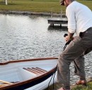 David Beckham and Regular Rowing Boat