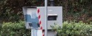 Stationary speed camera in Florence, Italy