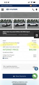 2022 Hyundai Ioniq 5 with $20k markup