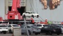 BMW being unloaded from Fremantle Highway