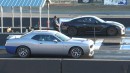 Dodge Challenger SRT Hellcat vs R35 Nissan GT-R on Wheels Plus