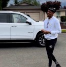 Dejounte Murray Surprises Dad With Chevy Tahoe