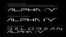 DeLorean Alpha4's logos