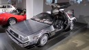 "Back to the Future" DeLorean movie car at the Petersen Museum