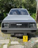 This is the so-called DeLorean DMC 21, a three-wheel Reliant Rialto in poor disguise