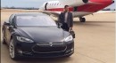 Star Jesse Metcalfe Takes on a Tesla S Model