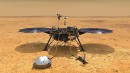Illustration of NASA's InSight lander