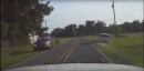 Suspect stealing Police SUV