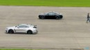 The Big Three's biggest take it out on the drag strip