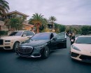 Devin Haney's Rolls-Royce Cullinan, Mercedes-Maybach S-Class, and Corvette